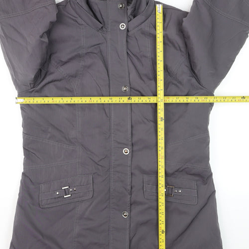 Bx Outerwear Men's Grey Polyester Parka Coat Size 38 Regular