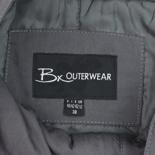 Bx Outerwear Men's Grey Polyester Parka Coat Size 38 Regular