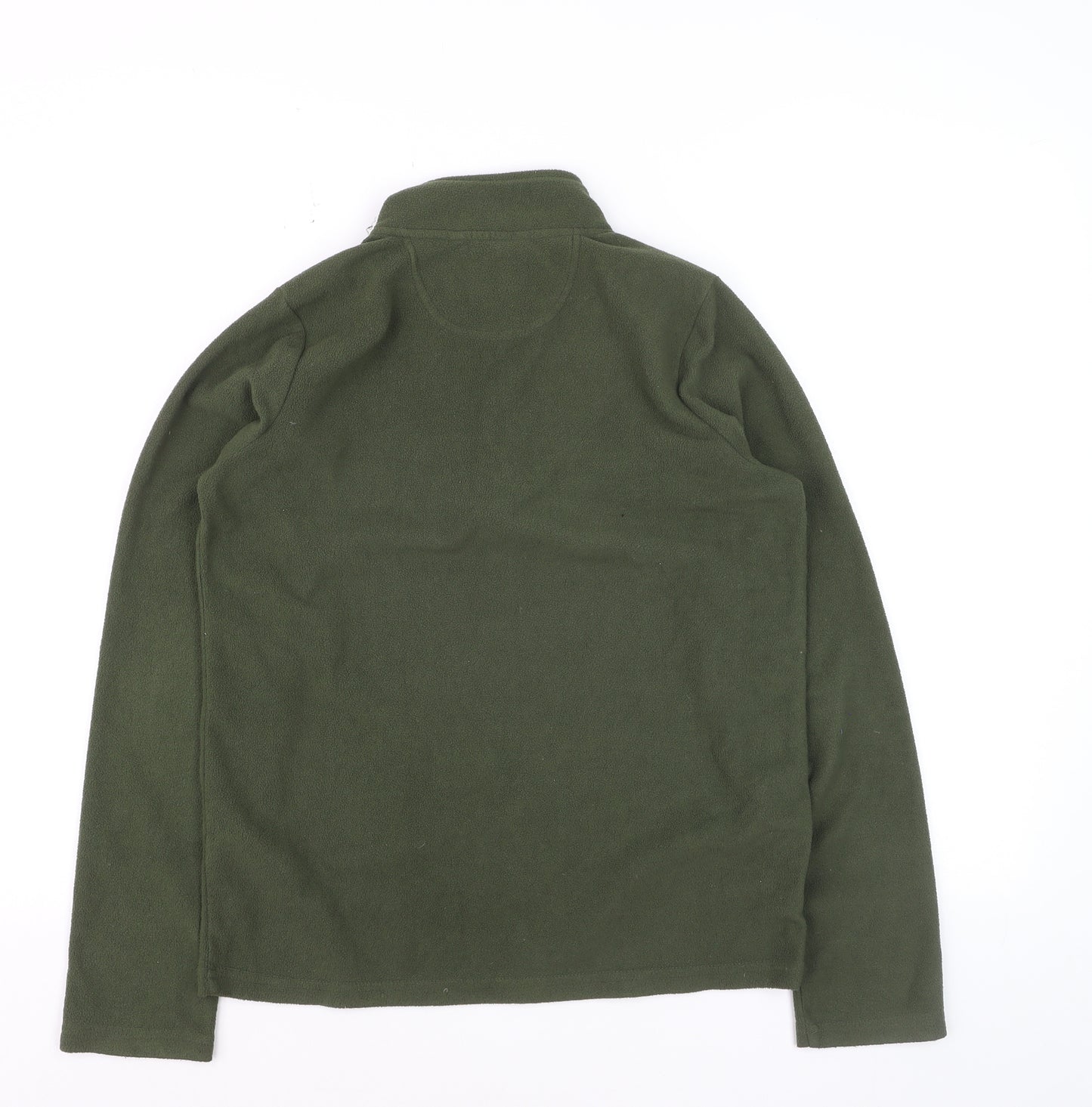 Peter Storm Boys Green Fleece 1/4 Zip Pullover Sweatshirt 10-11 Years