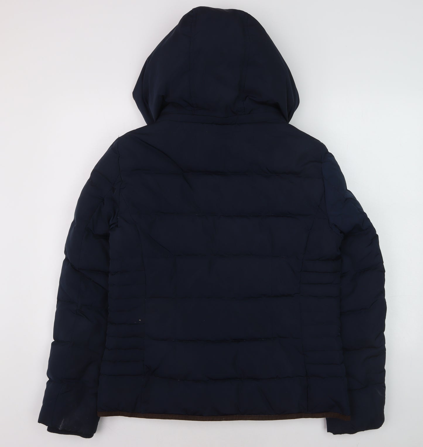 Jake*s Boys Blue Hooded Puffer Jacket Size 12 Years Polyester Winter Coat