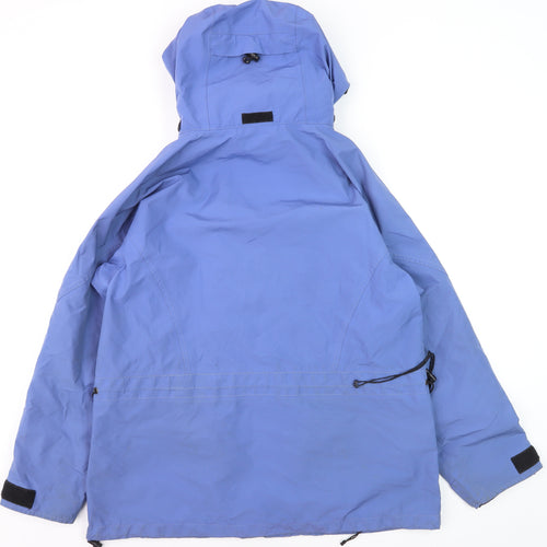 Berghaus Women's Blue Waterproof Hooded Parka Jacket Size 12