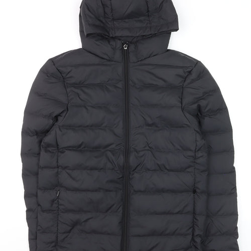 Marks and Spencer Men’s Black S Hooded Puffer Jacket Winter Coat