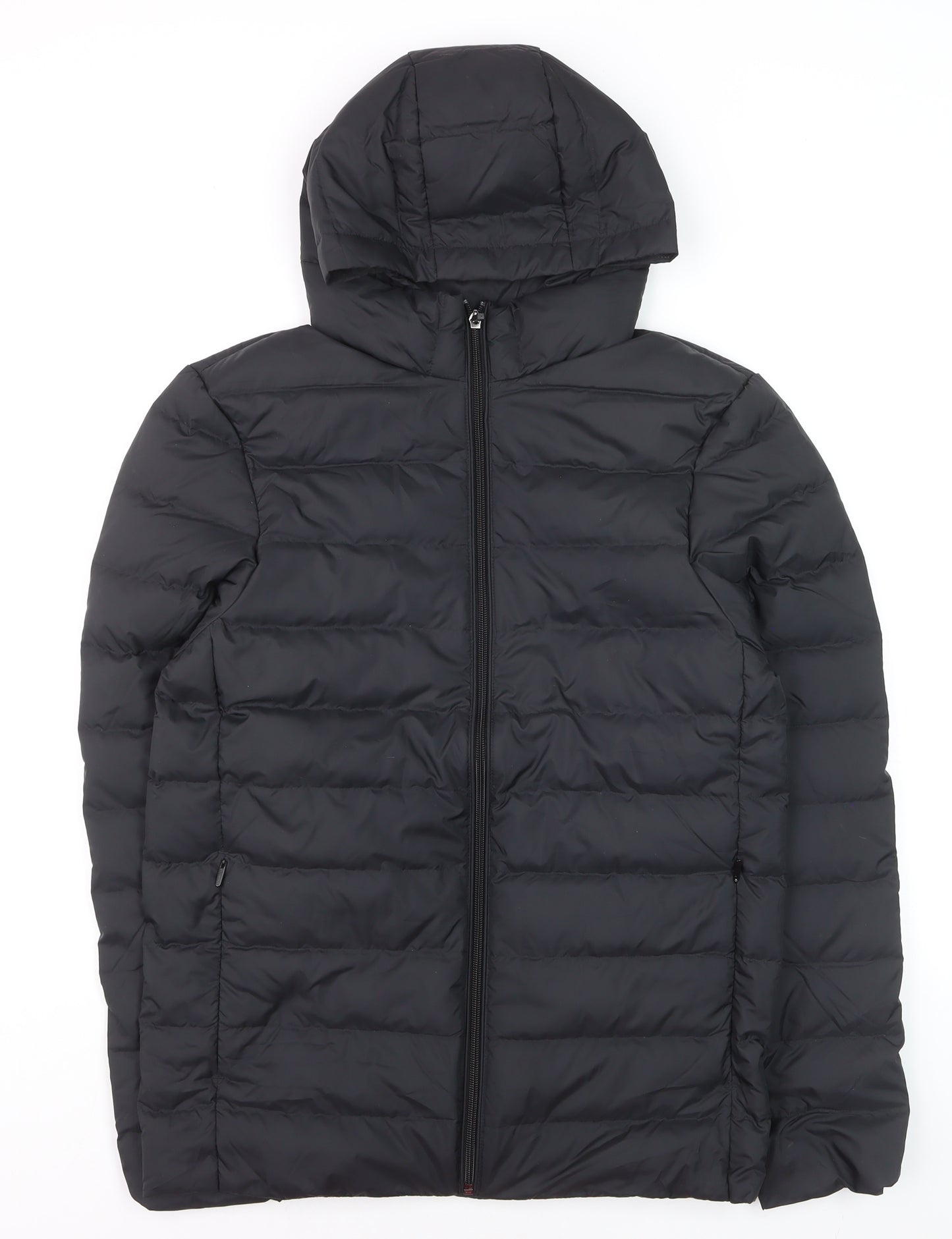 Marks and Spencer Men’s Black S Hooded Puffer Jacket Winter Coat