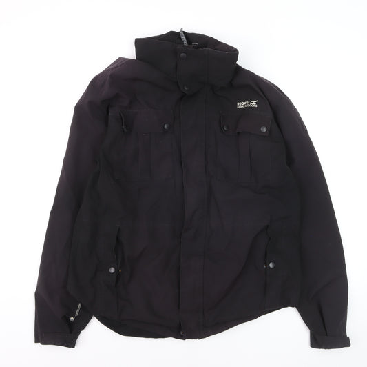 Regatta Men's Black Waterproof Parka Jacket L Outdoor Hiking