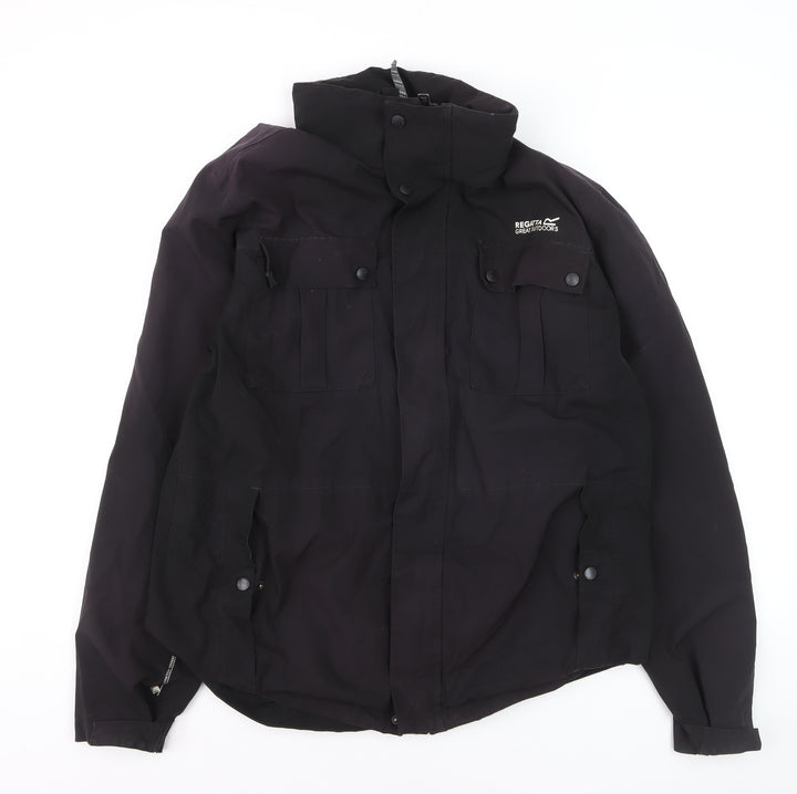 Regatta Men's Black Waterproof Parka Jacket L Outdoor Hiking