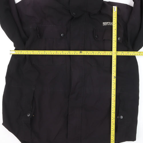 Regatta Men's Black Waterproof Parka Jacket L Outdoor Hiking