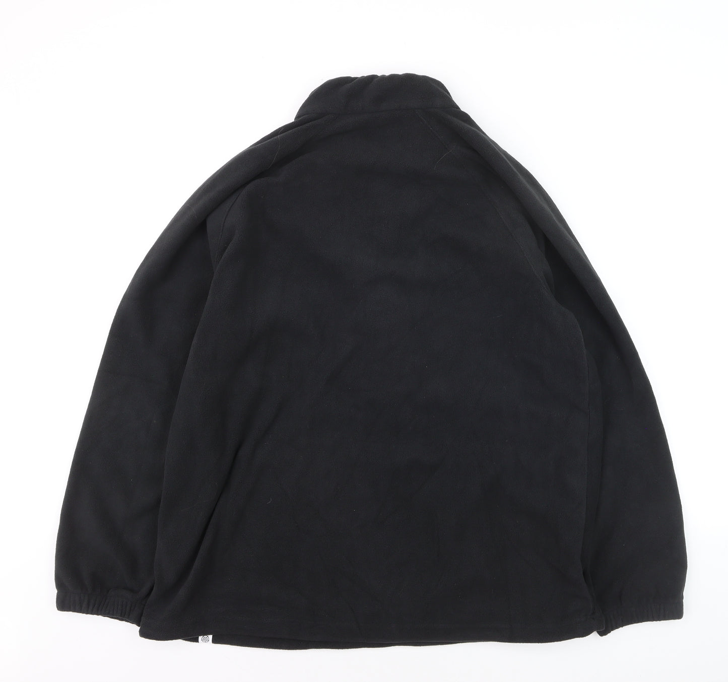 TOG24 Men's Black Fleece 1/2 Zip Windbreaker Jacket Size L