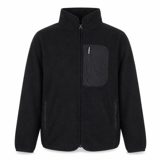 Marks and Spencer Goodmove Men's Black Fleece Track Jacket Size L