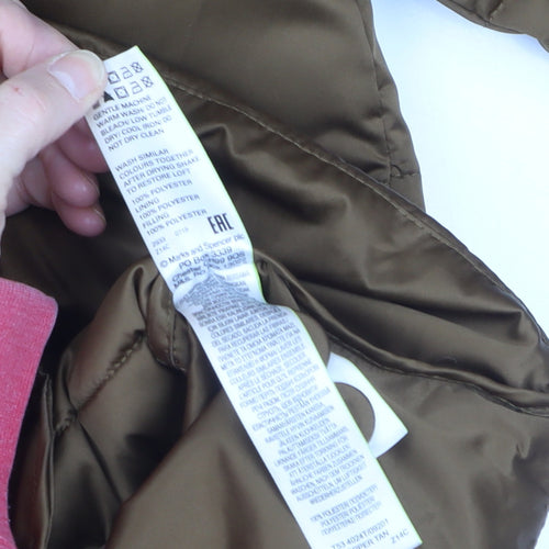 Marks and Spencer Autograph Women’s Brown Puffer Jacket Size 12