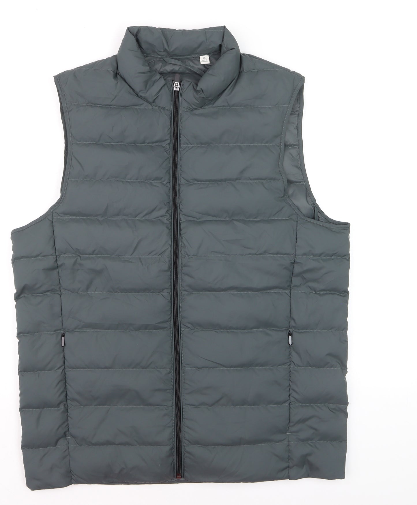 Marks and Spencer Men's Grey Puffer Gilet M Regular Water Resistant
