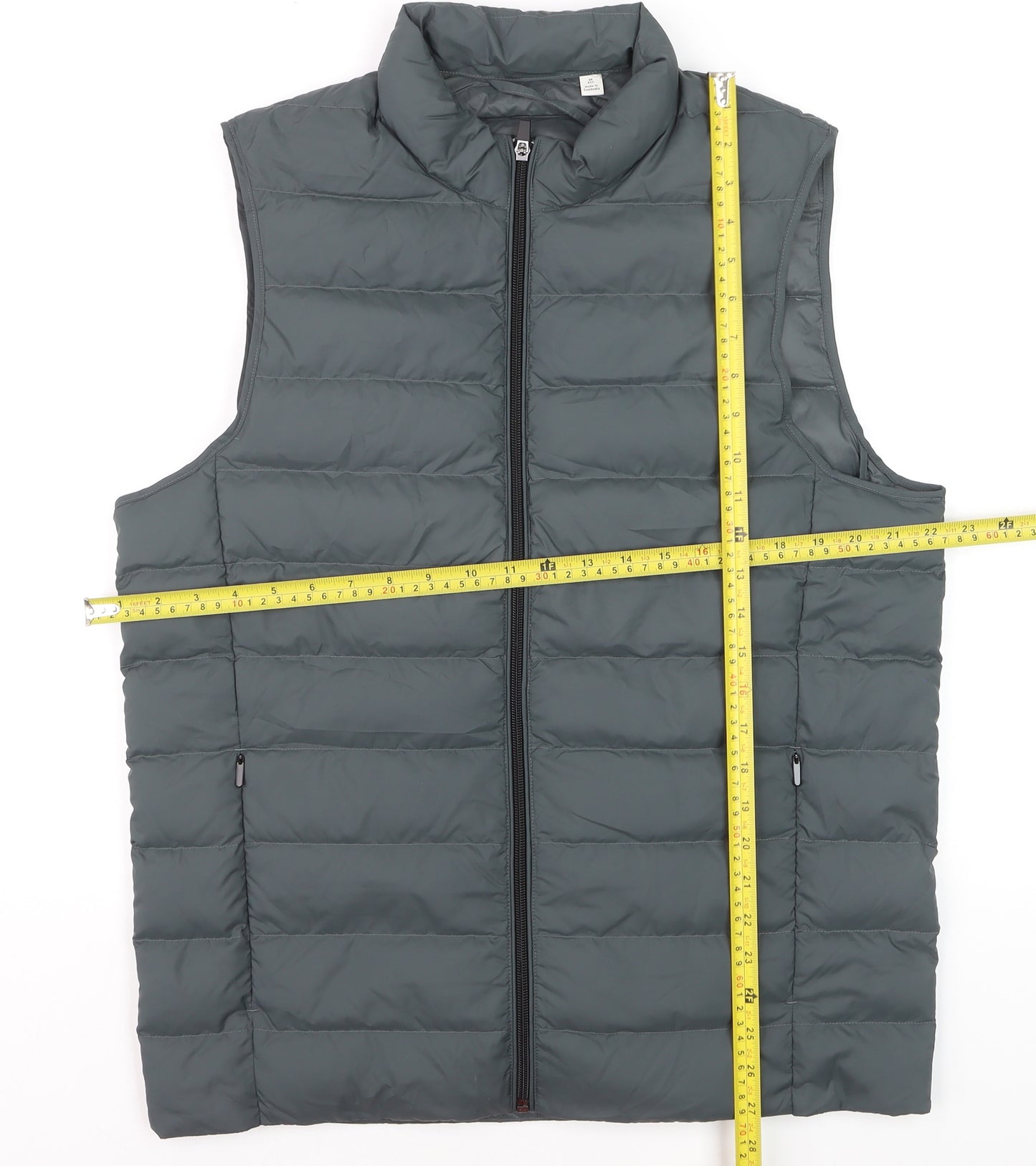 Marks and Spencer Men's Grey Puffer Gilet M Regular Water Resistant