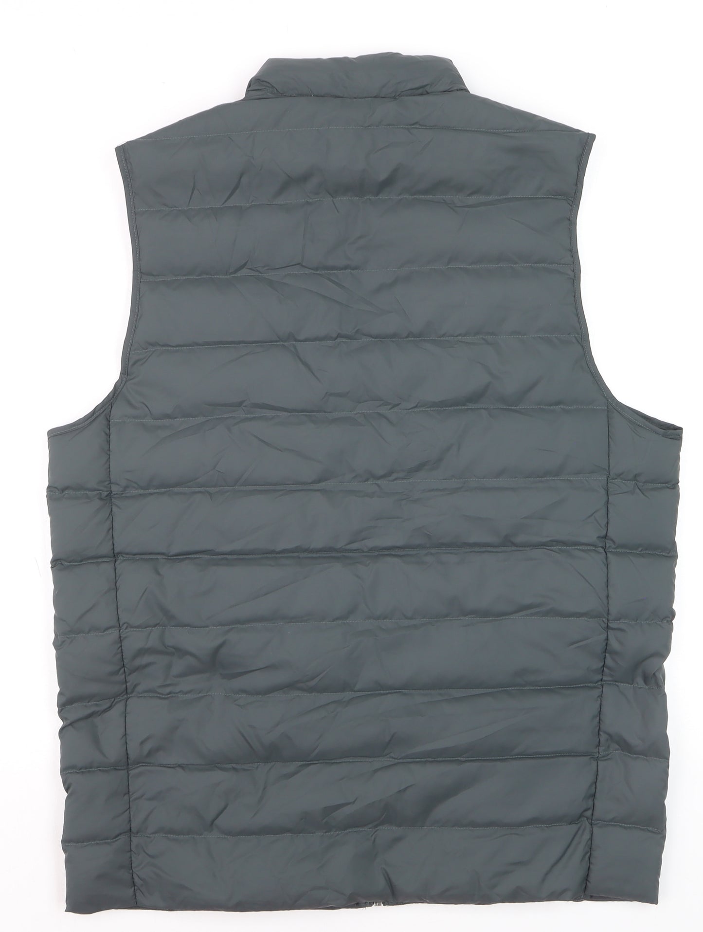 Marks and Spencer Men's Grey Puffer Gilet M Regular Water Resistant