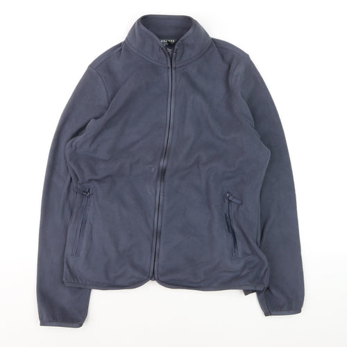 Marks and Spencer Goodmove Women's Navy Fleece Full Zip Sweatshirt Size 14