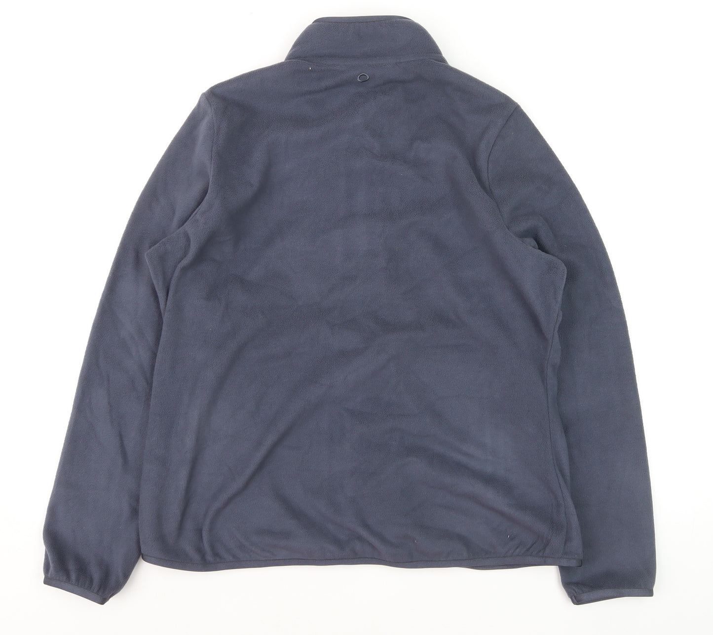 Marks and Spencer Goodmove Women's Navy Fleece Full Zip Sweatshirt Size 14