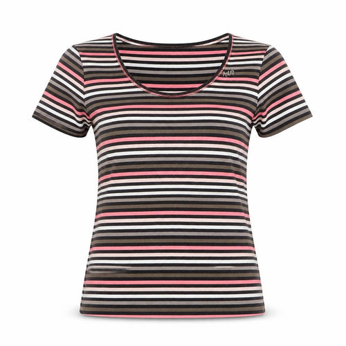 Armand Thiery Women’s Multicoloured Striped Cotton T-Shirt L
