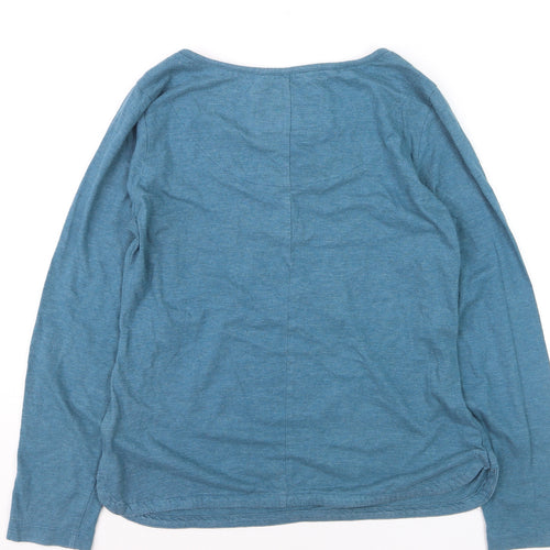 Brakeburn Women’s Blue Long Sleeve Basic T-Shirt Size 12