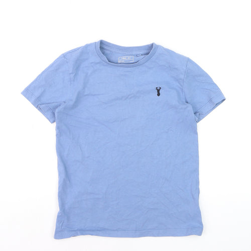 NEXT Boys Blue Cotton Crew Neck Short Sleeve Basic T-Shirt 9 Years