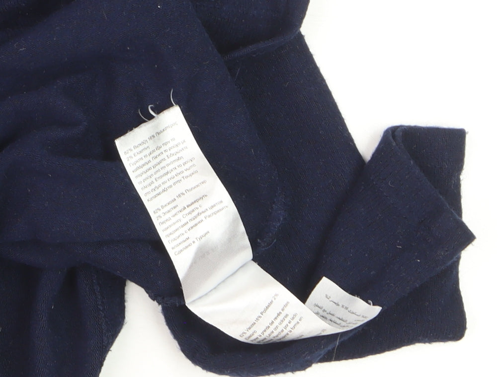 Primark Women’s Black Cotton Blend Ankle Leggings Size L
