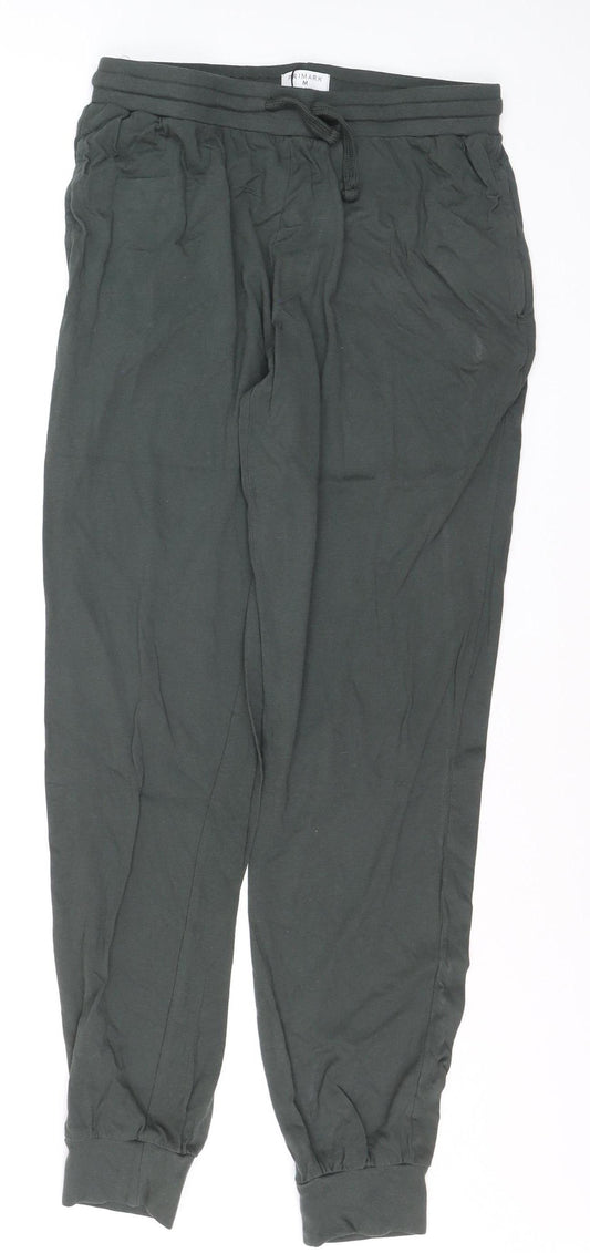 Primark Women's Black Cotton Jogger Style Leggings Size M