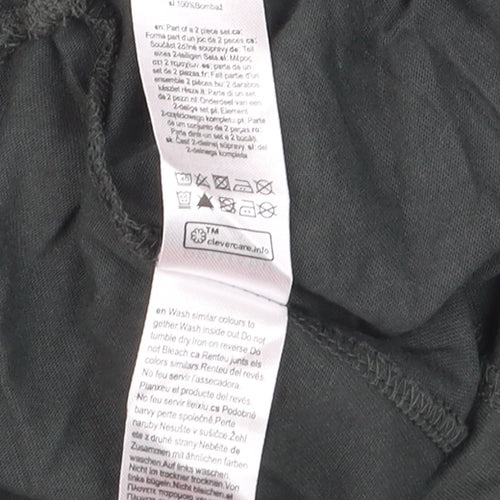 Primark Women's Black Cotton Jogger Style Leggings Size M