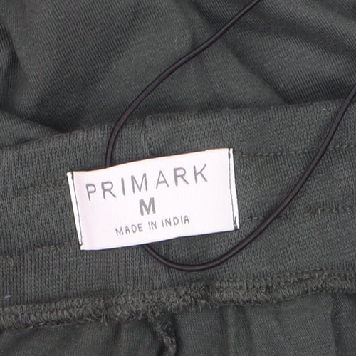 Primark Women's Black Cotton Jogger Style Leggings Size M