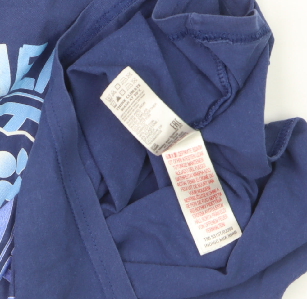 Marks and Spencer Boys Blue Global Gamer Graphic T-Shirt 12-13 Years