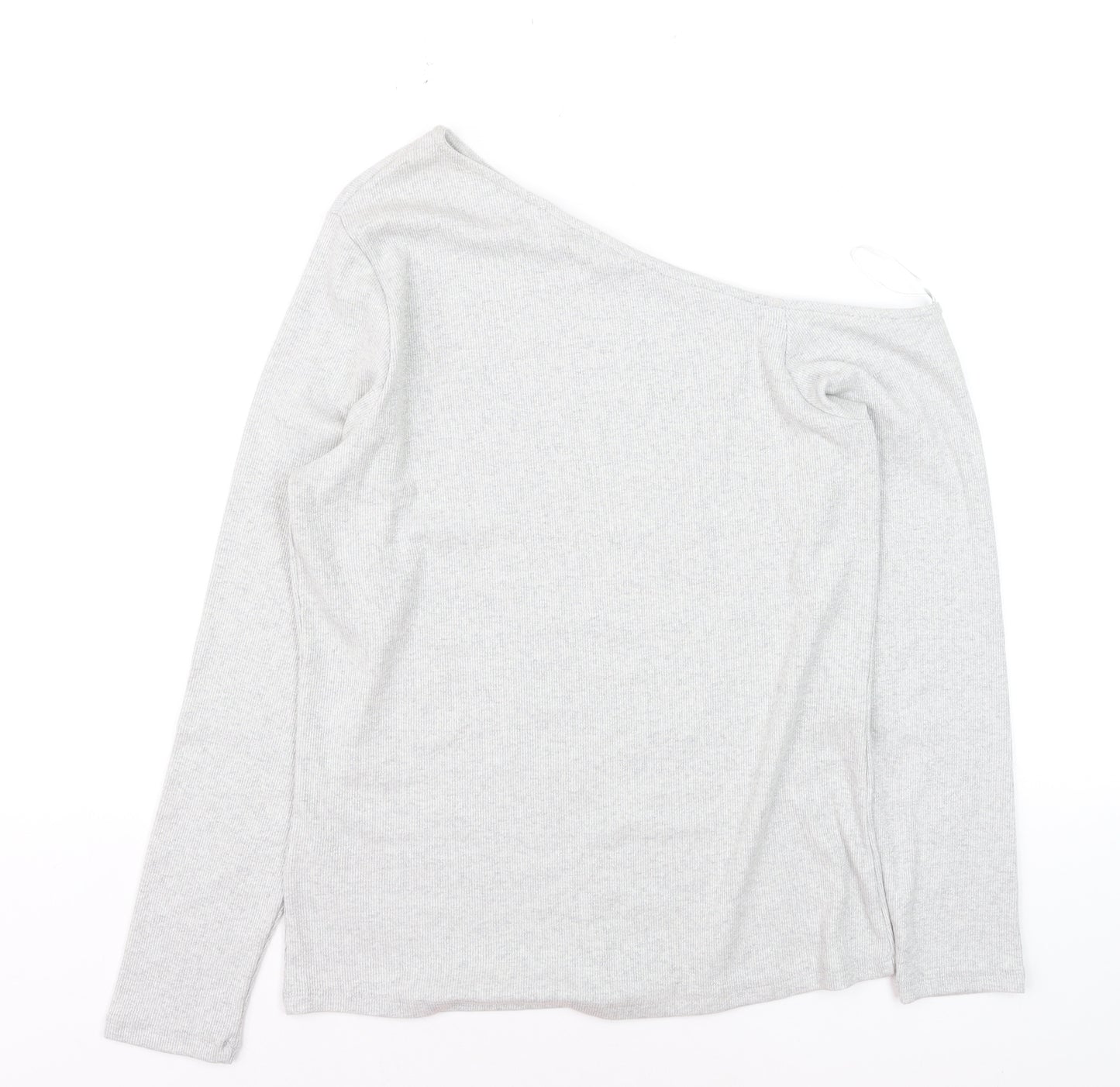 Marks and Spencer Women’s Grey One Shoulder Long Sleeve Top Size 18