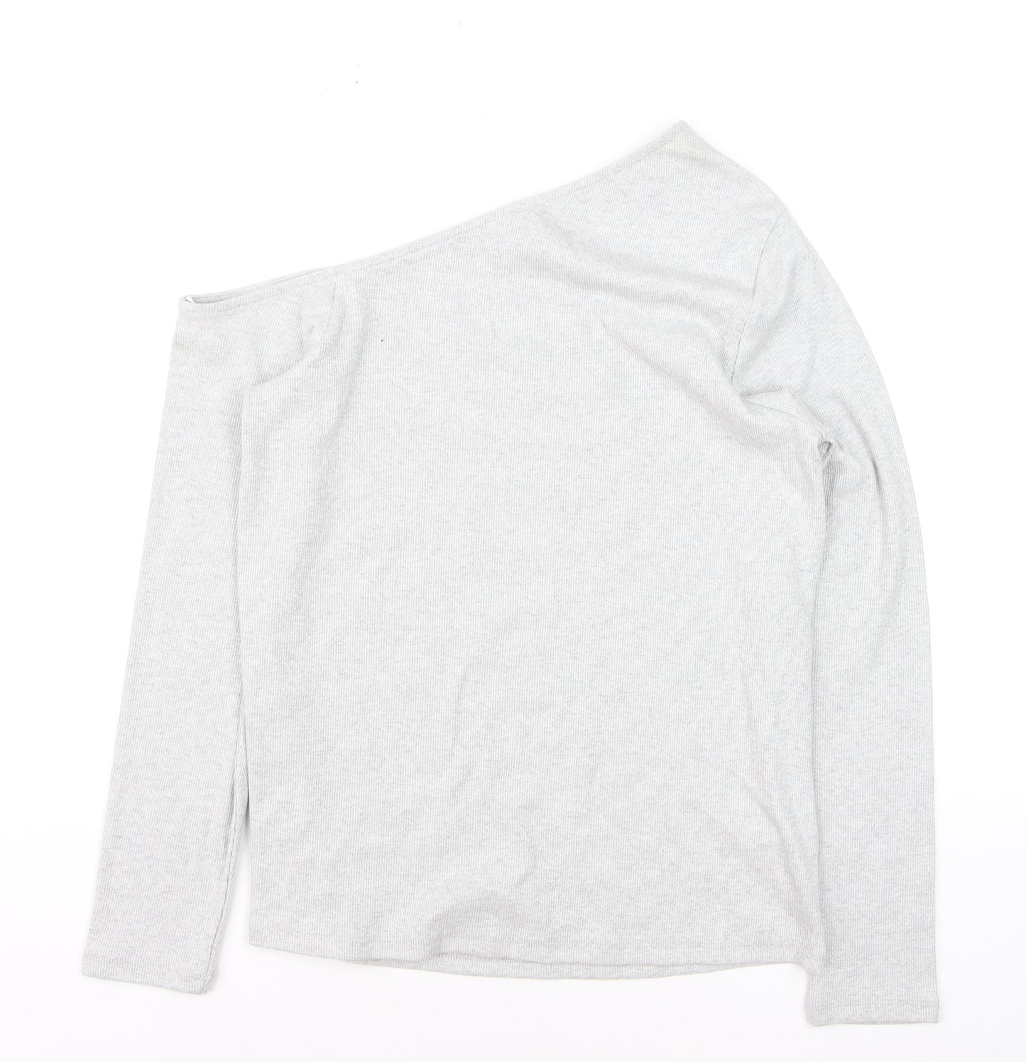 Marks and Spencer Women’s Grey One Shoulder Long Sleeve Top Size 18