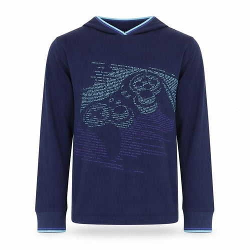 Next Boys Blue Long Sleeve Graphic Video Game T-Shirt 12 Years