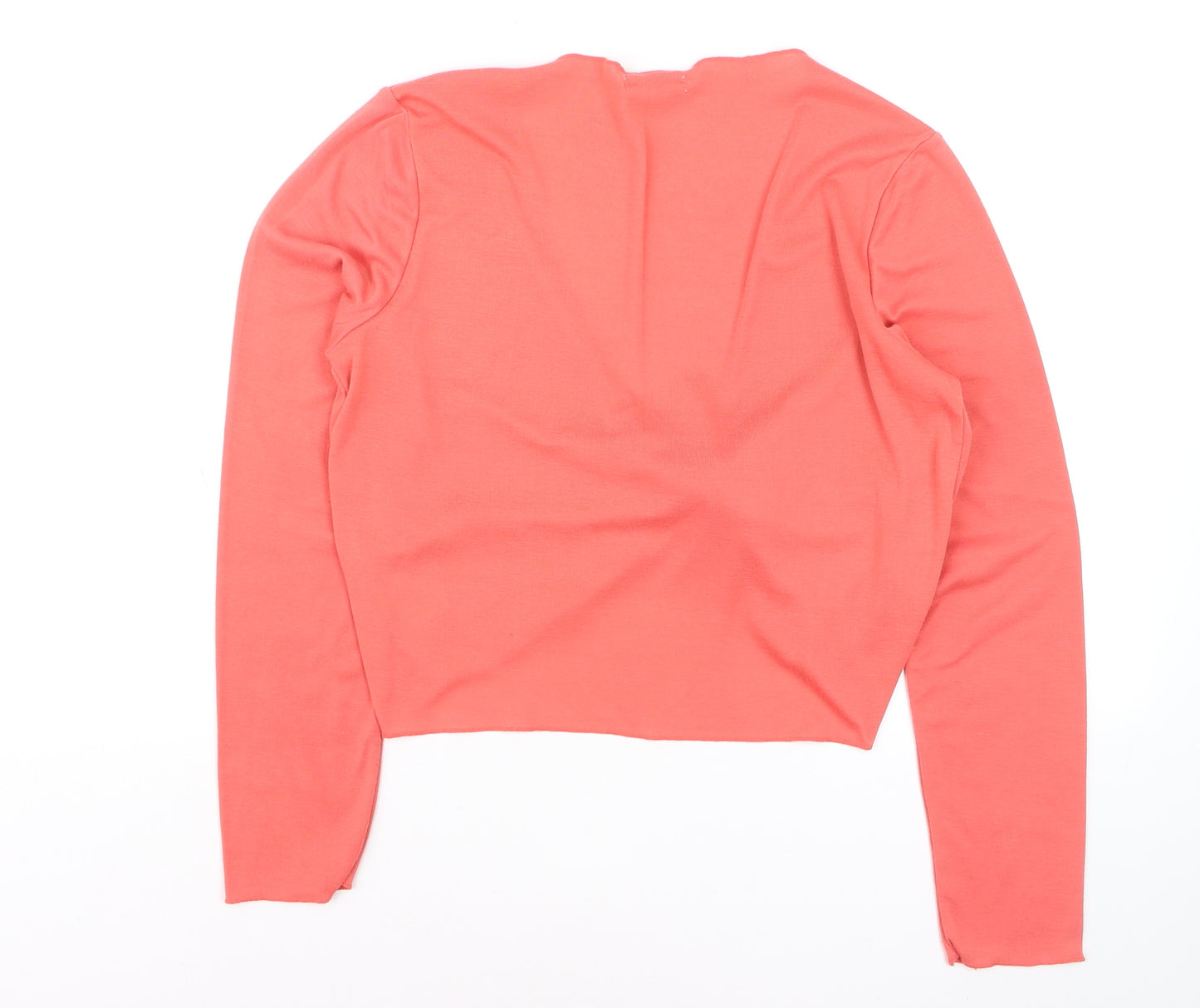 Store Twenty One Women's Pink Size 14 Tie Front Cardigan