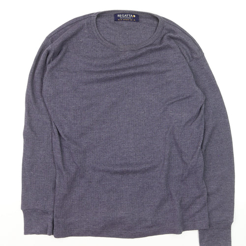 Regatta Men's Grey Long Sleeve Crew Neck Casual Top XL
