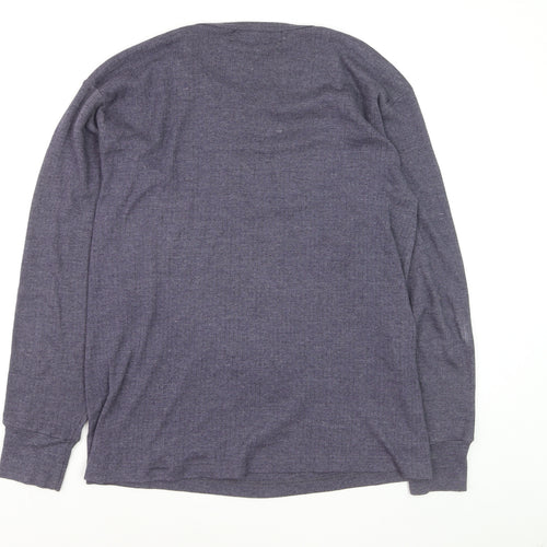Regatta Men's Grey Long Sleeve Crew Neck Casual Top XL