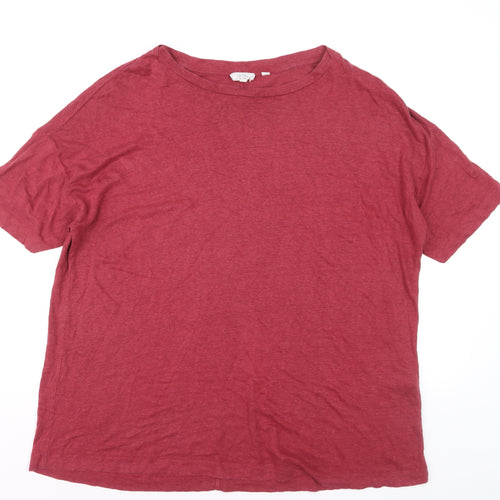 Fat Face Men’s Red Cotton Crew Neck Short Sleeve T-Shirt Size L