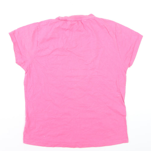 Crew Clothing Co Women's Pink Cotton T-Shirt Size 14