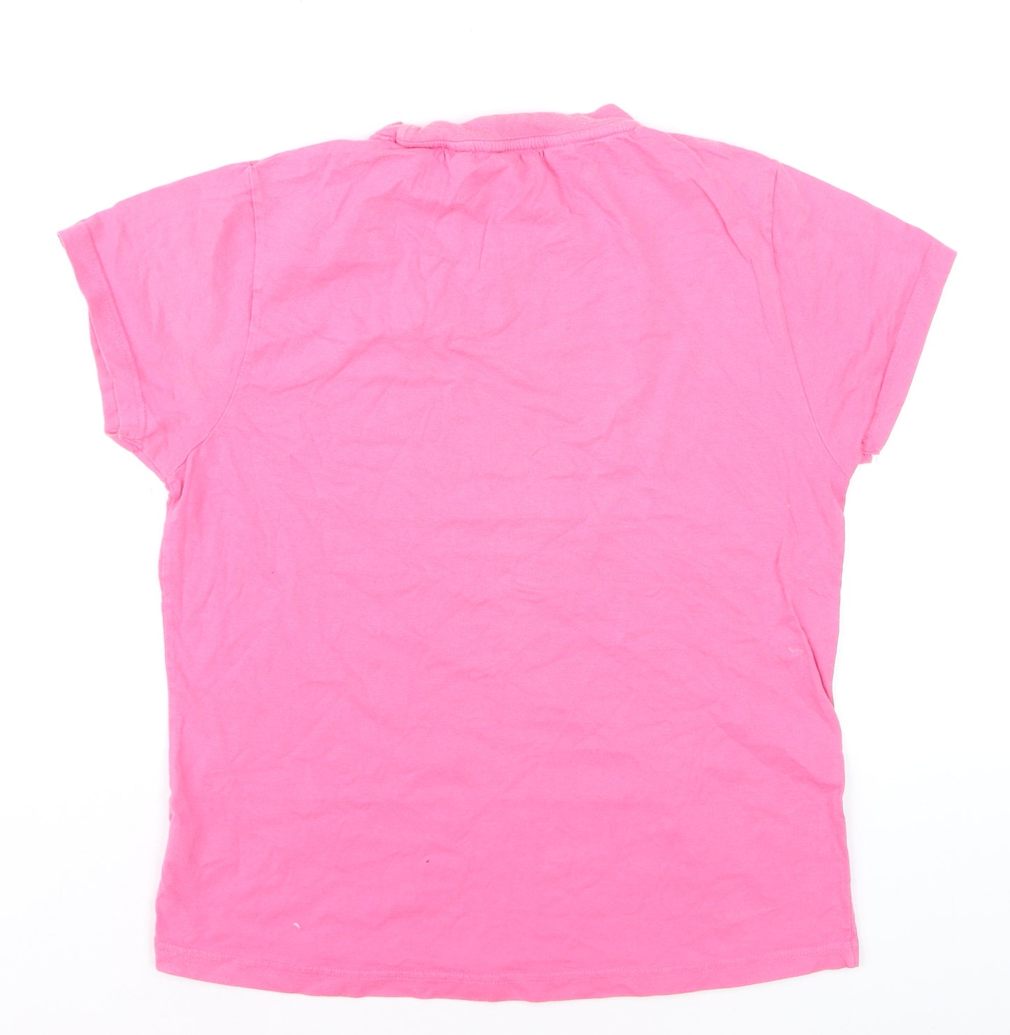 Crew Clothing Co Women's Pink Cotton T-Shirt Size 14