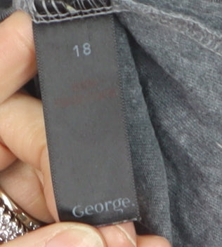George Womens Grey Arizona Graphic Cotton T-Shirt Size 18
