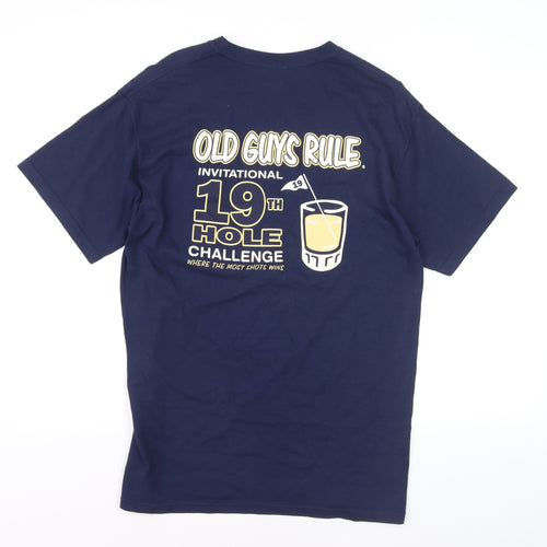 Old Guys Rule Men's Navy 19th Hole Challenge Cotton T-Shirt Size M