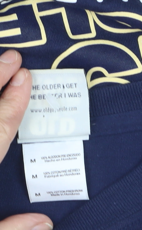 Old Guys Rule Men's Navy 19th Hole Challenge Cotton T-Shirt Size M