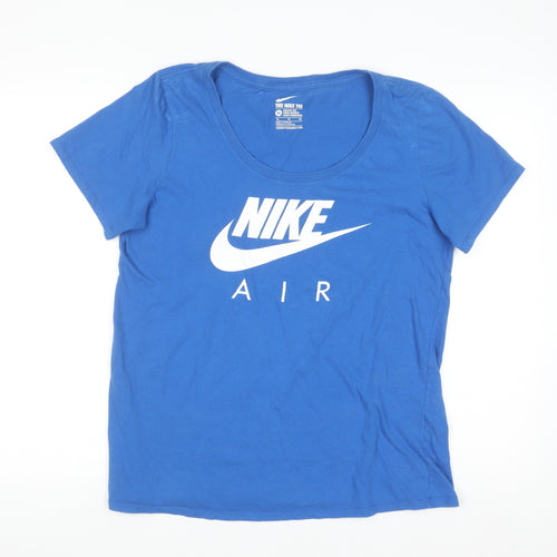 Nike Men's Blue XL Athletic Fit Air Logo Sports T-Shirt