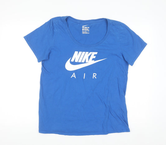 Nike Men's Blue XL Athletic Fit Air Logo Sports T-Shirt
