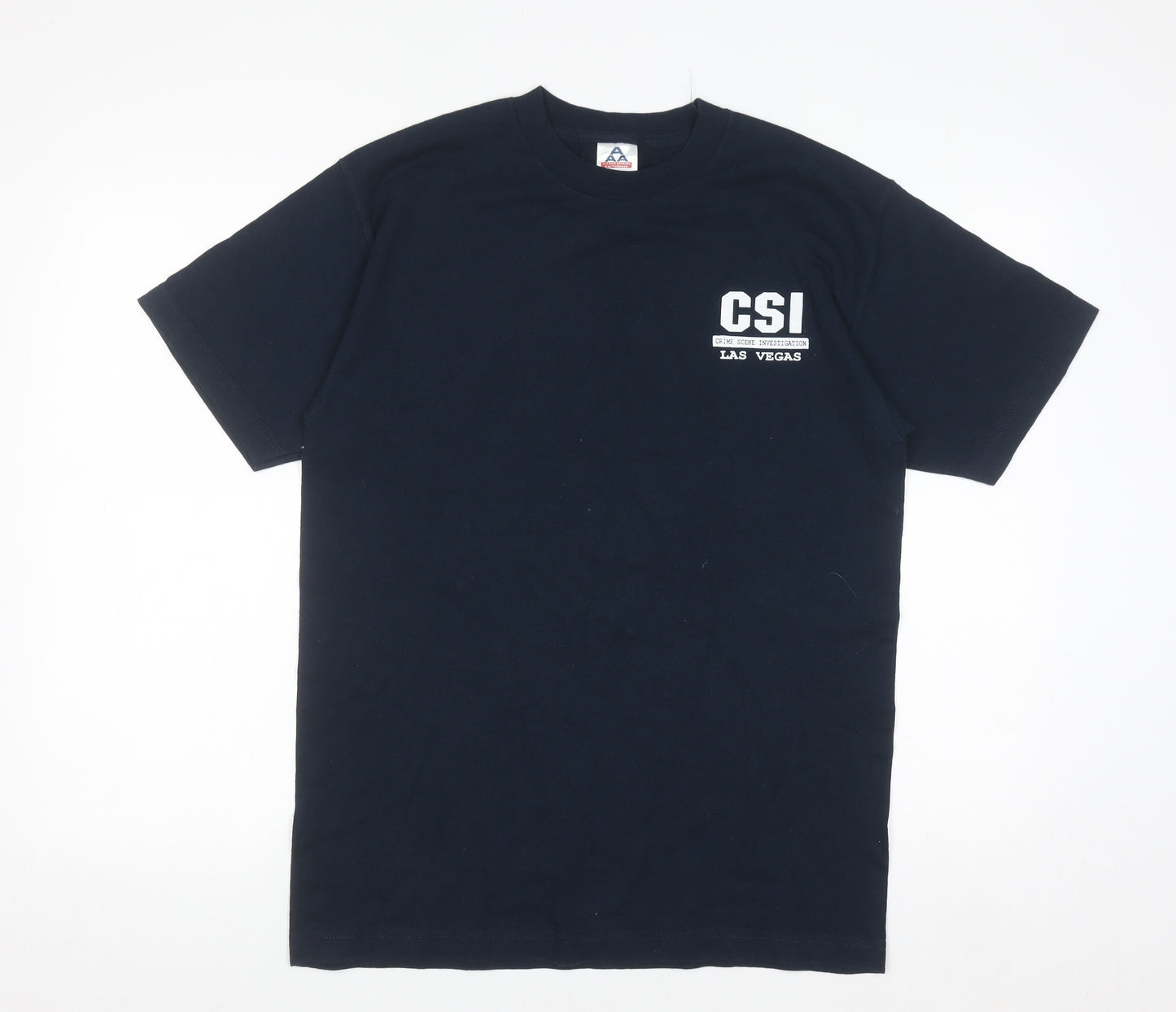 Alstyle Apparel Men's Black CSI Las Vegas Cotton T-Shirt Medium