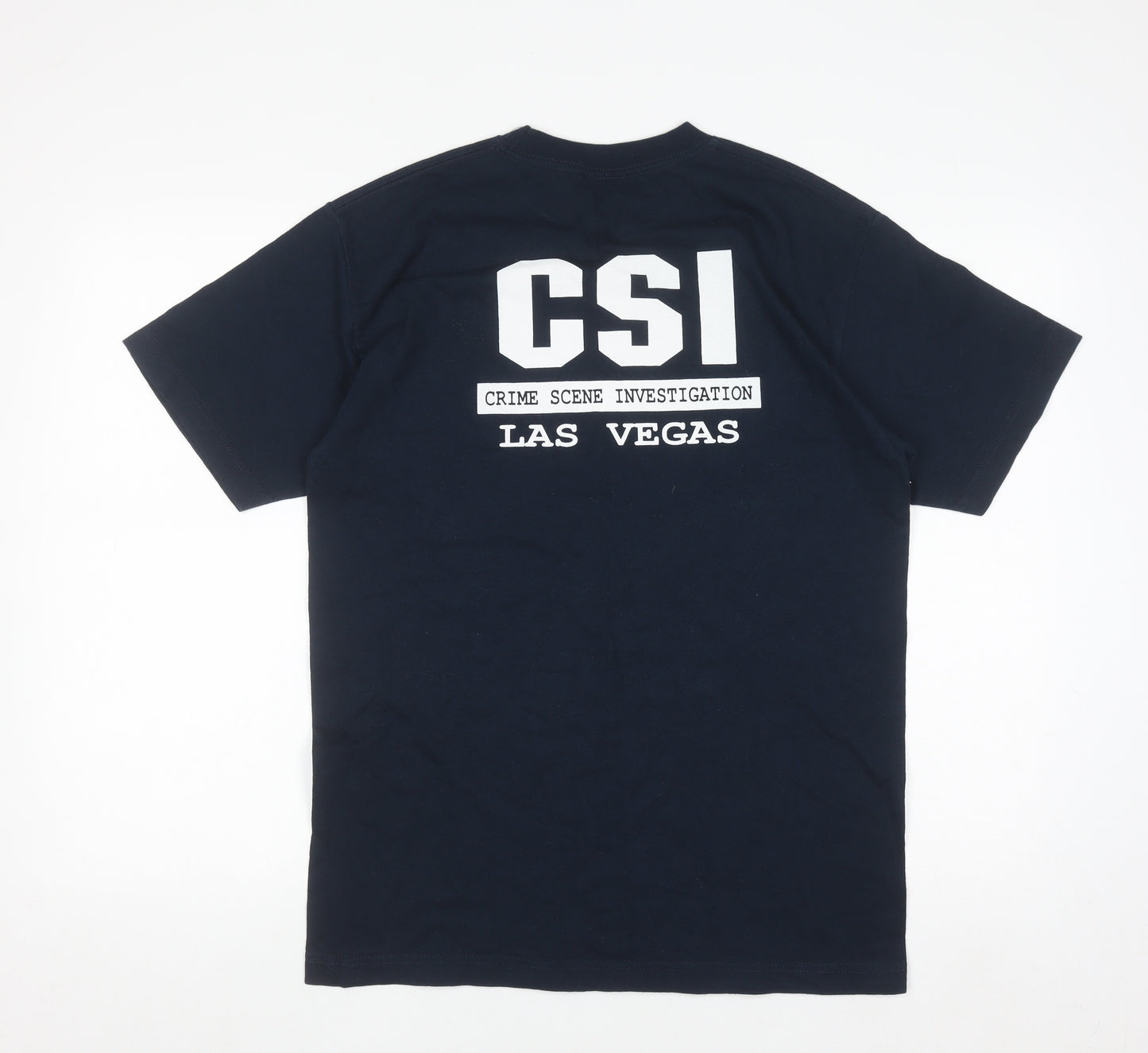 Alstyle Apparel Men's Black CSI Las Vegas Cotton T-Shirt Medium