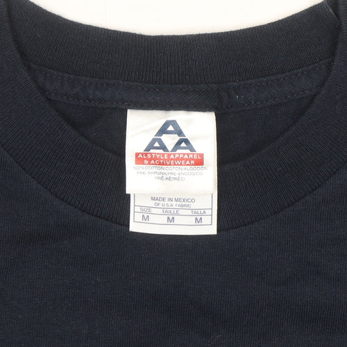 Alstyle Apparel Men's Black CSI Las Vegas Cotton T-Shirt Medium