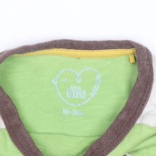 Little Bird Unisex Baby Green Long Sleeve Graphic T-Shirt 18-24 Months