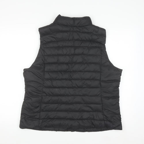 Reaktiv x Oti Mabuse Men's Black Puffer Waistcoat Size L Lightweight