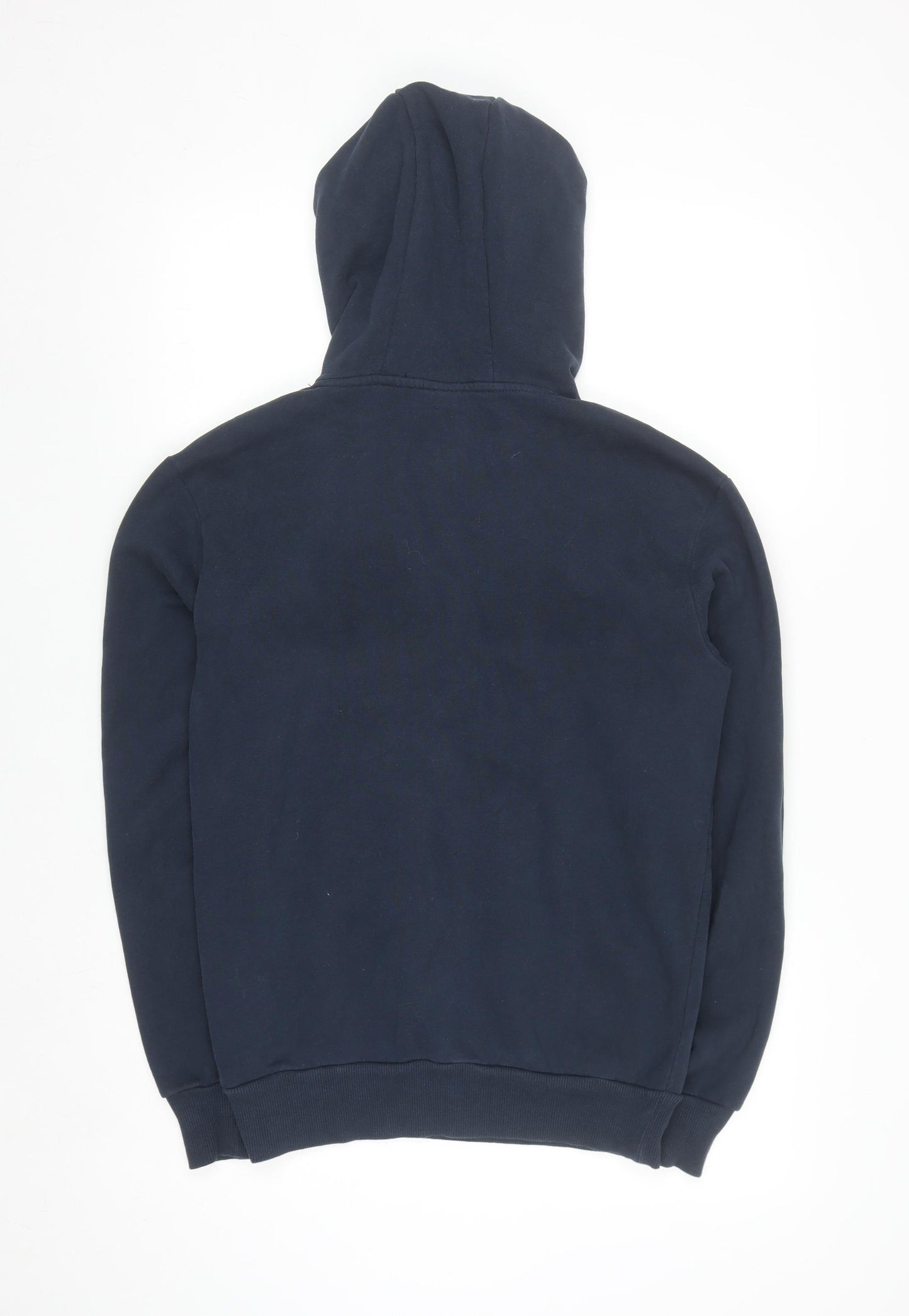 Ellesse Women's Navy Hoodie Size 8 Pullover Cotton Blend Logo Hooded Sweatshirt