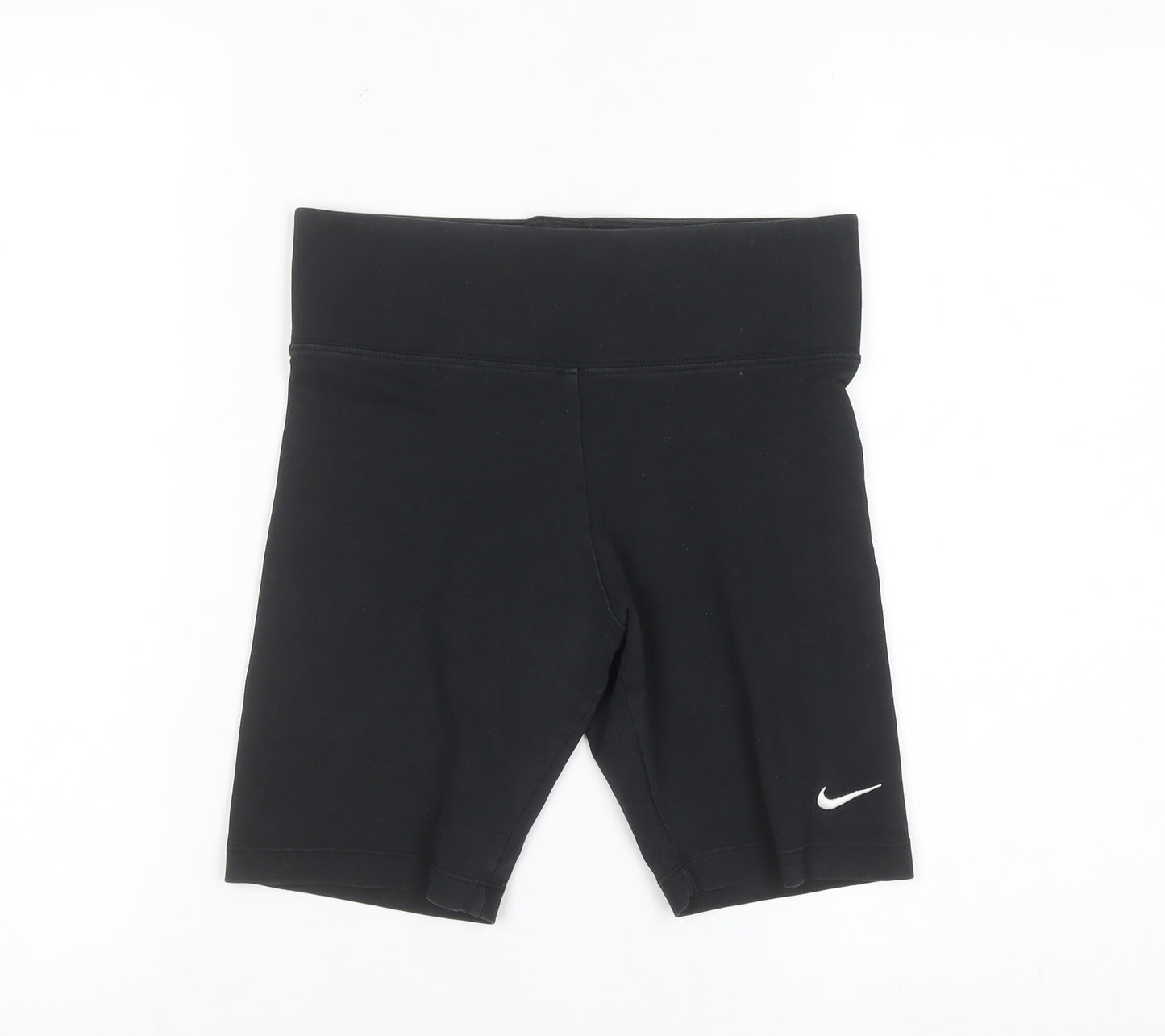 Nike Womens Black Small Biker Shorts Stretch Gym Training Activewear