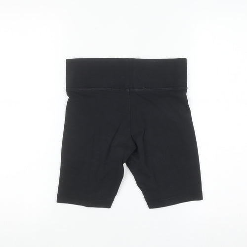 Nike Womens Black Small Biker Shorts Stretch Gym Training Activewear
