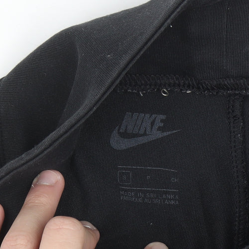 Nike Womens Black Small Biker Shorts Stretch Gym Training Activewear