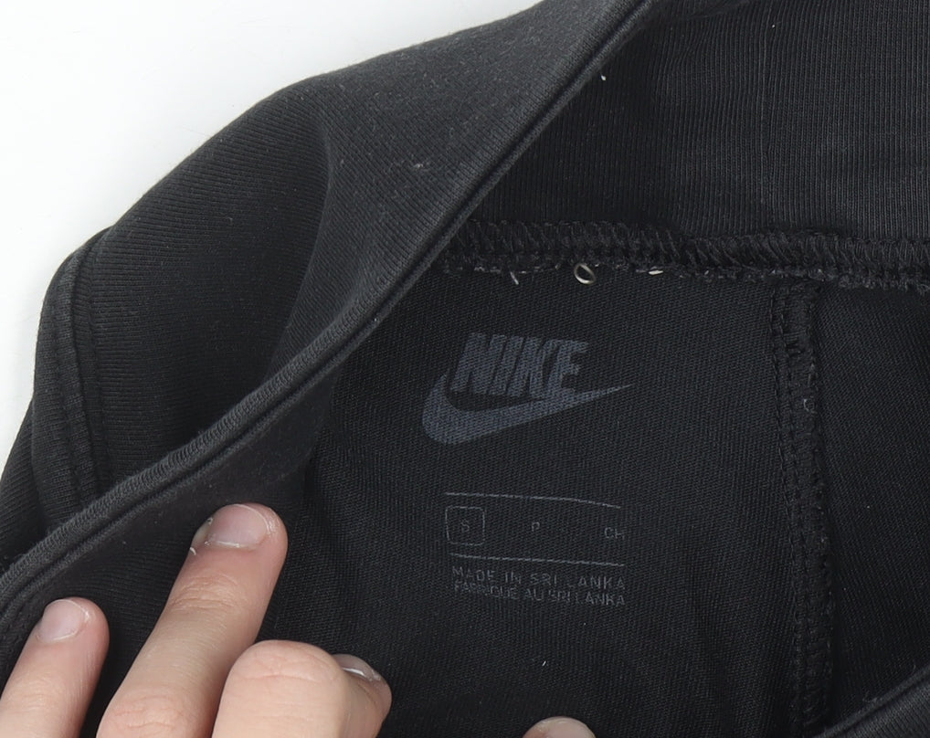 Nike Womens Black Small Biker Shorts Stretch Gym Training Activewear